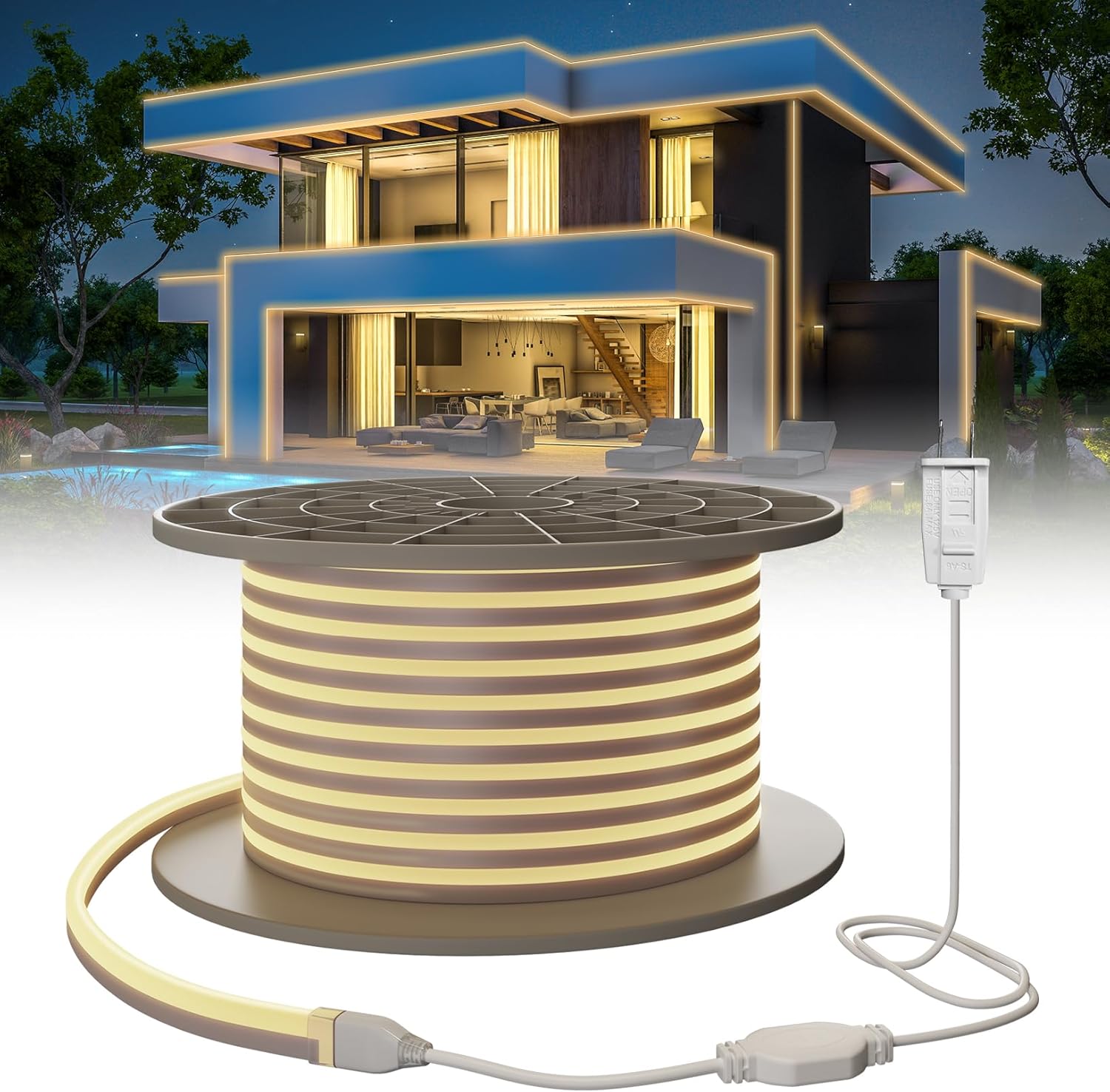 White LED Strip Lights — Warm White