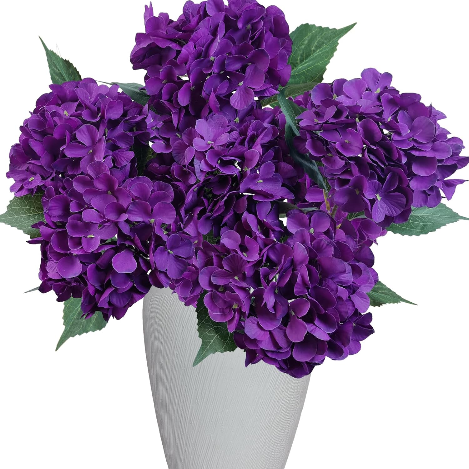 Beige Artificial Flowers — Deep Purple