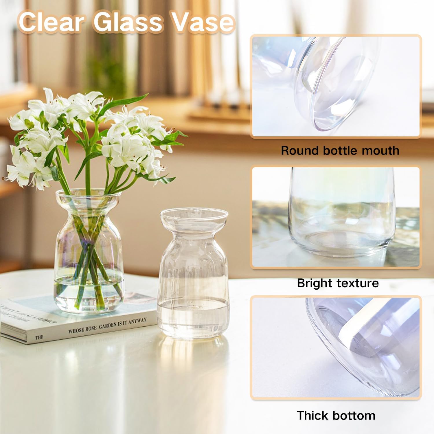 Modern Glass Flower Vase - View 3