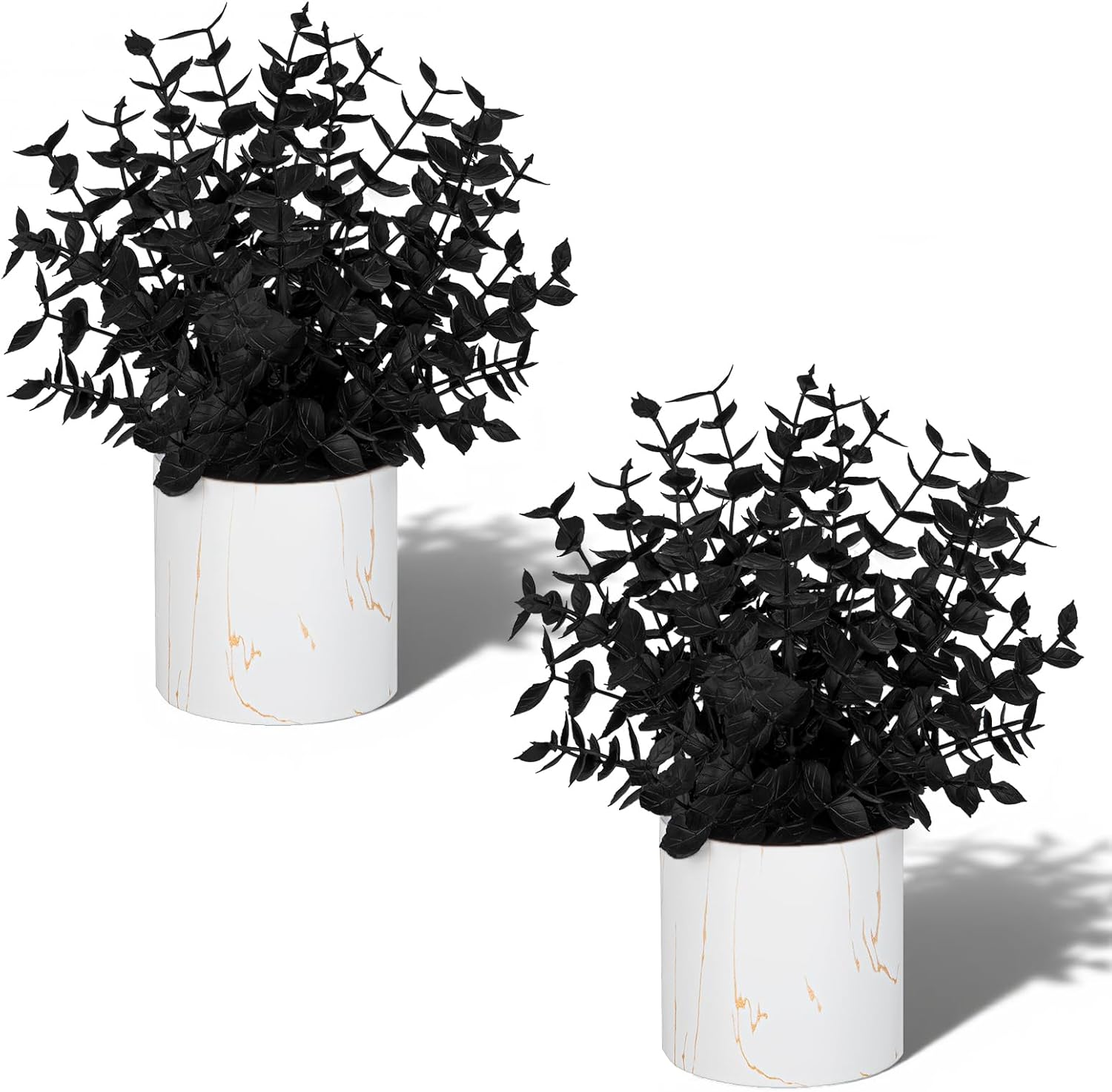 Black Artificial Plant — 9.05" — Black