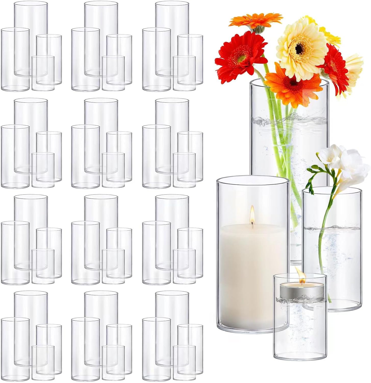 Metal Candle — 10" — 48 Pack(4,6,9,12 Inch)