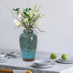 Modern Blue Flower Vase — 11" - View 8