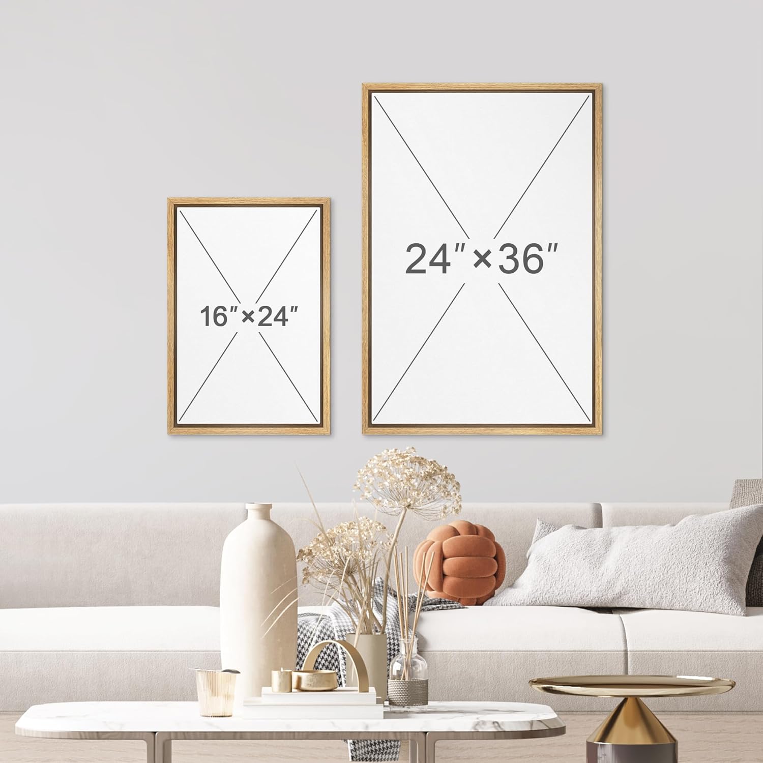Framed Farmhouse Green Wall Art — 16" - View 6
