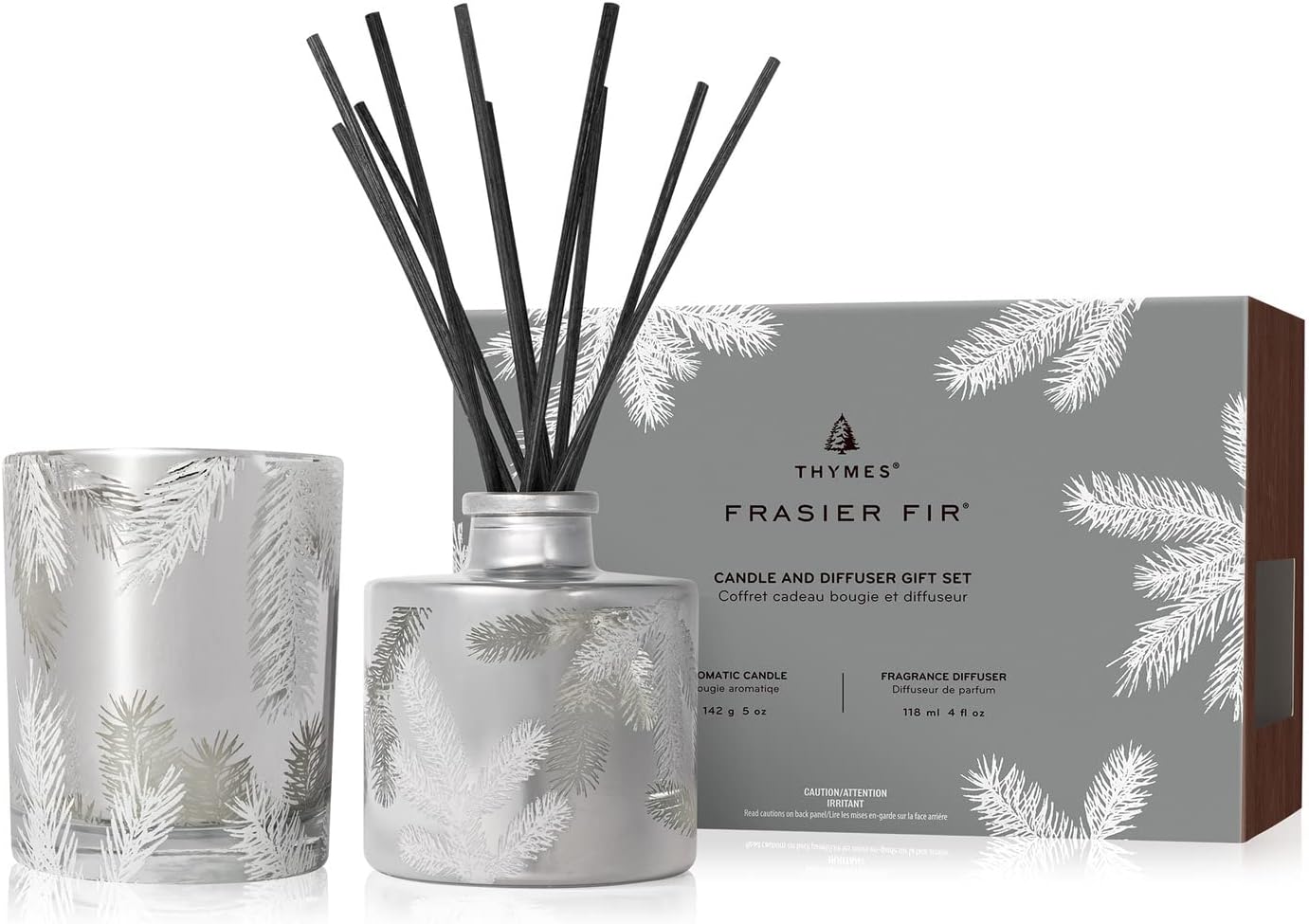 Wood Candle — 4 fl oz Diffuser + 5 oz Candle