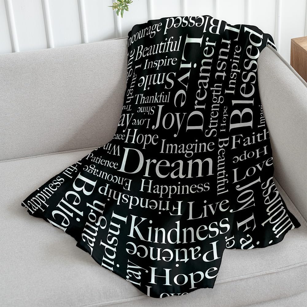 Black Throw Pillow — 60" — 50x60"