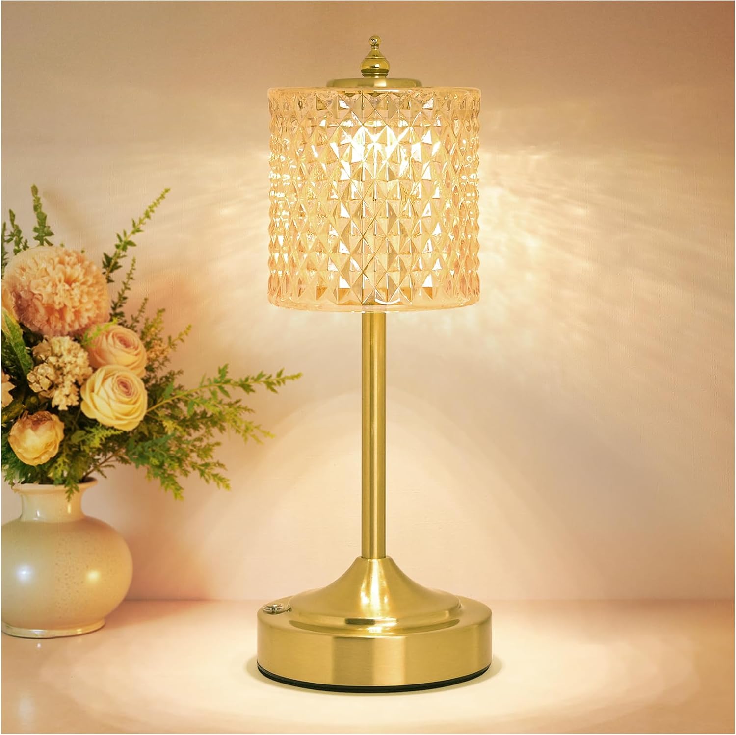 Cordless Black Desk Lamp — Amber-2
