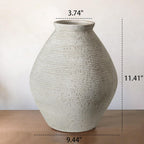 Farmhouse Beige Flower Vase - View 2