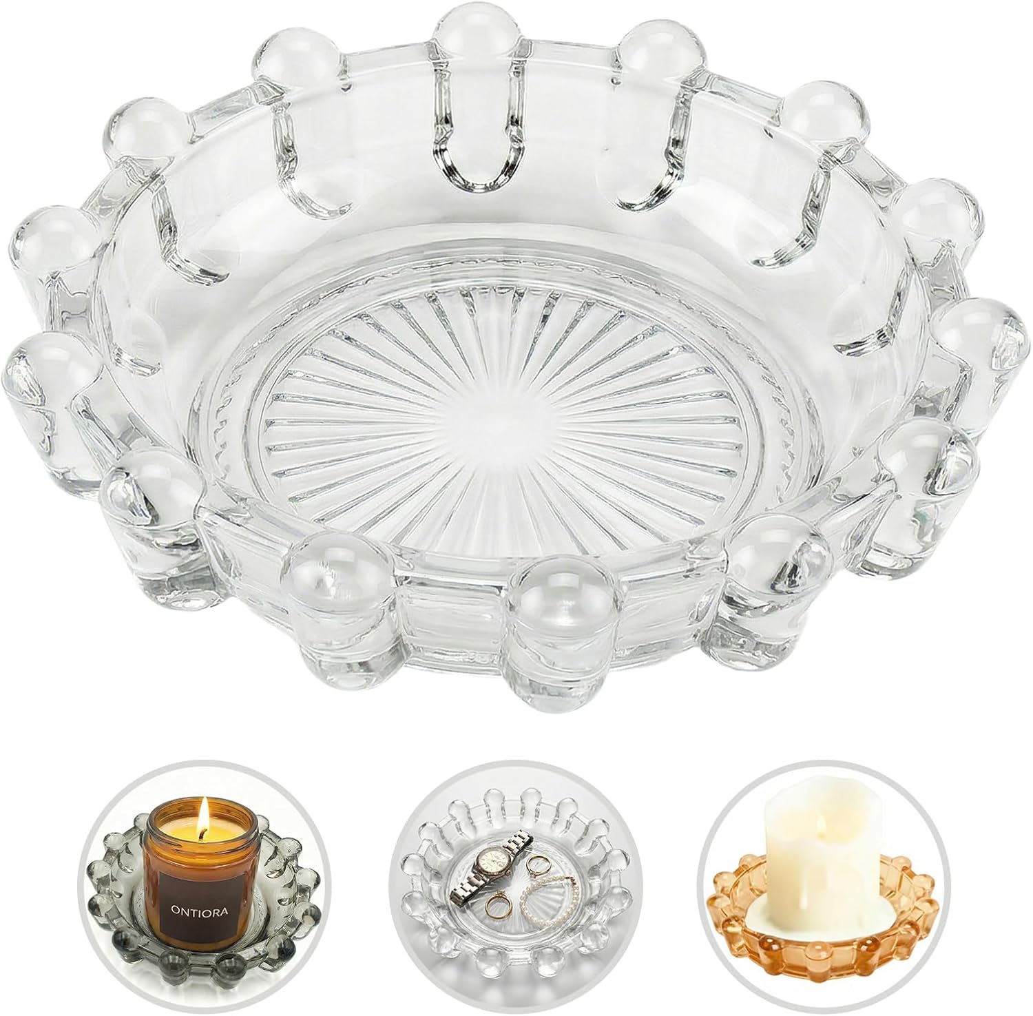 Luxe Gold Candle — Clear