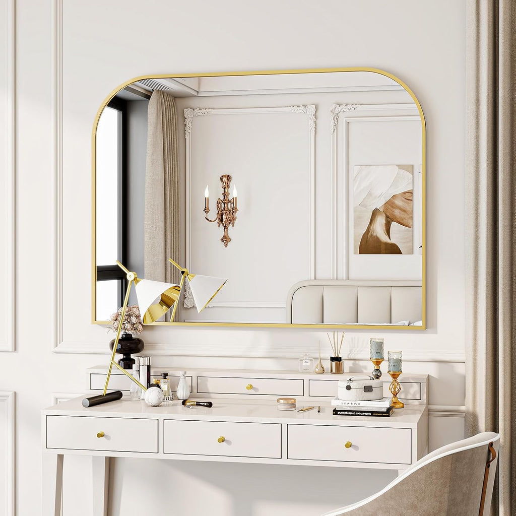 Framed Luxe Black Vanity Mirror — 30" - View 7