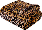 Black Throw Pillow — 60" — Classic Leopard-black and Yellow