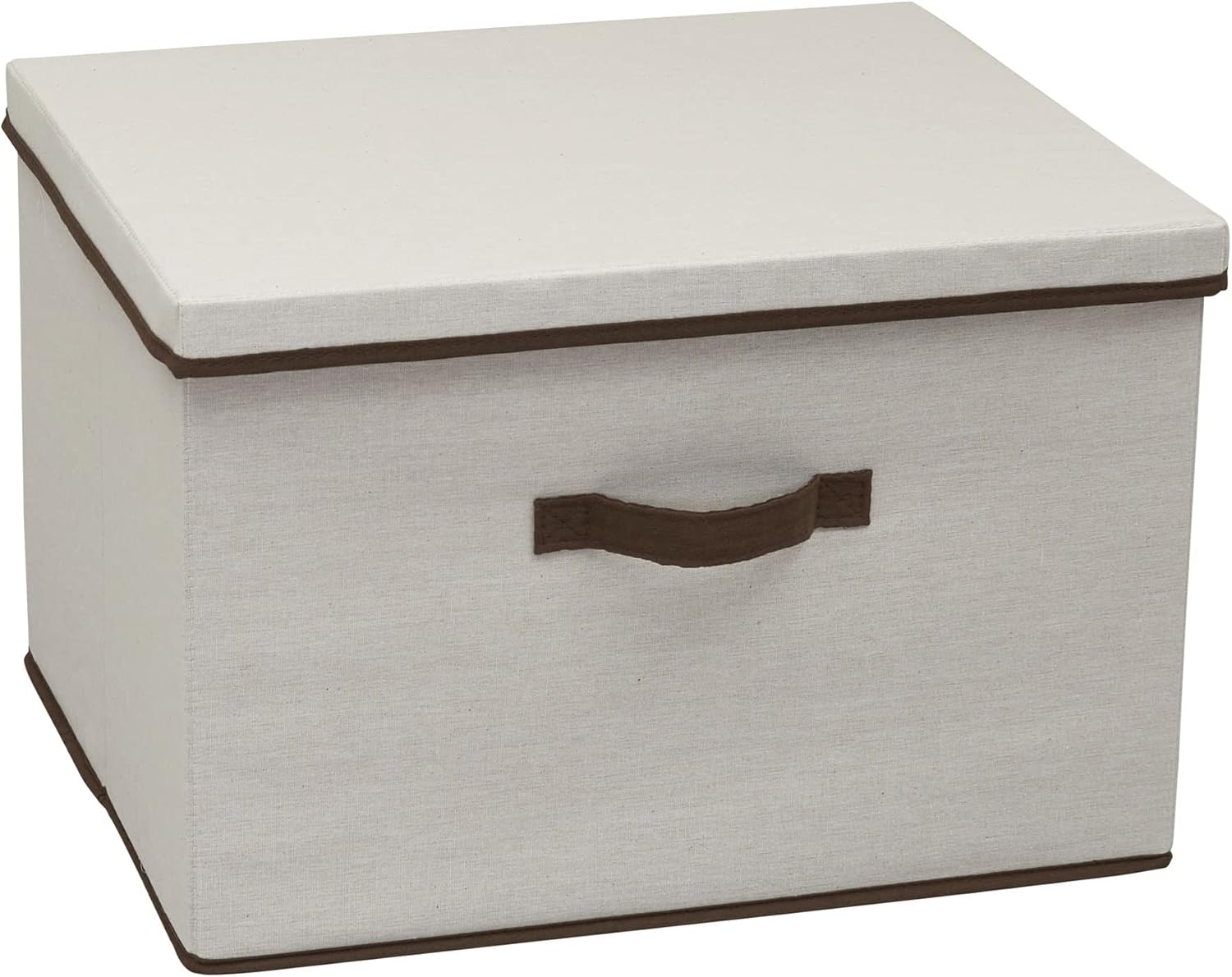 Fabric Storage Basket — Set of 1 — Wide - 18.5"W x 15"D