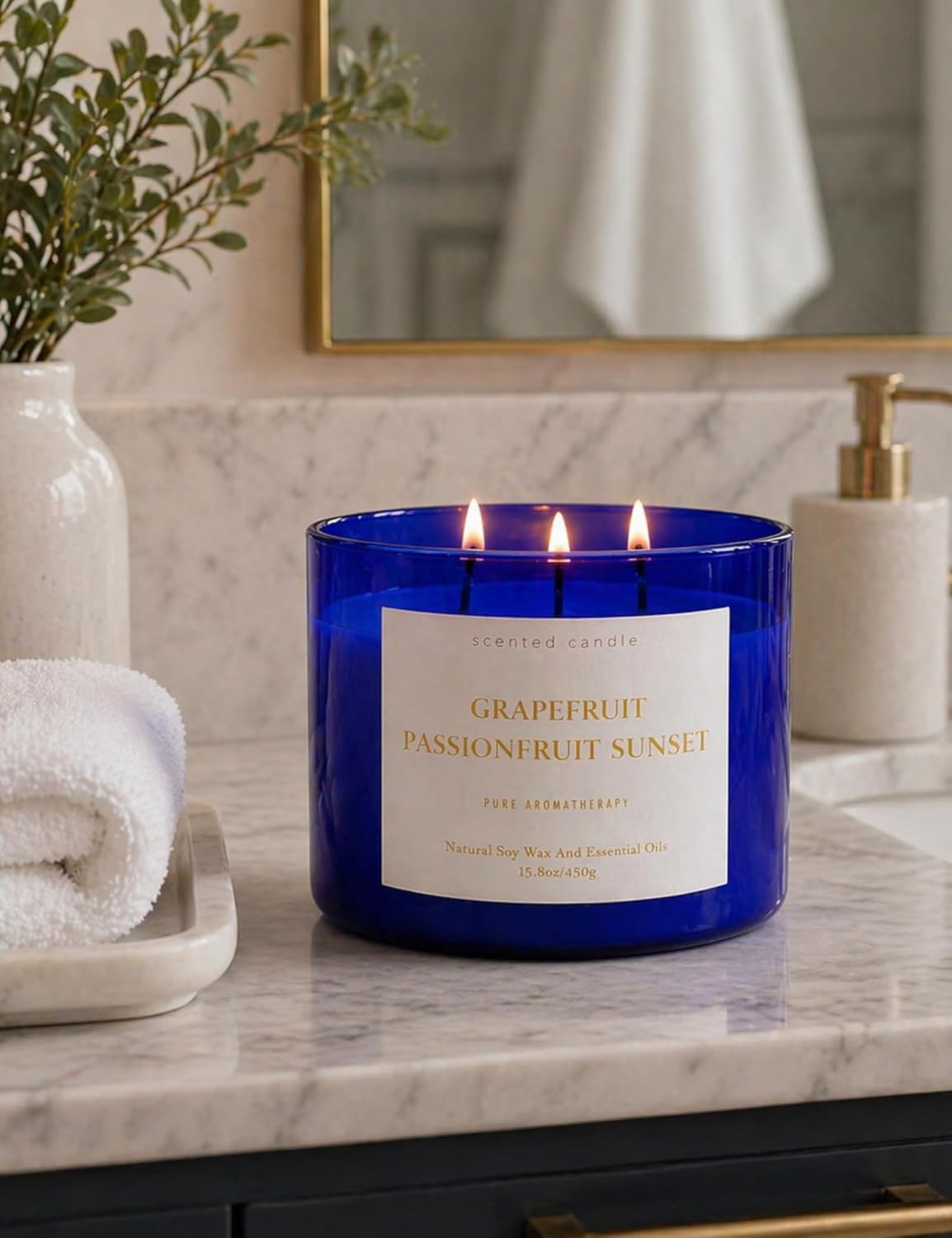 Soy Metal Scented Candle - View 4