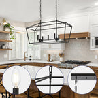 Vintage Farmhouse Metal Candle — 5-Light - View 4