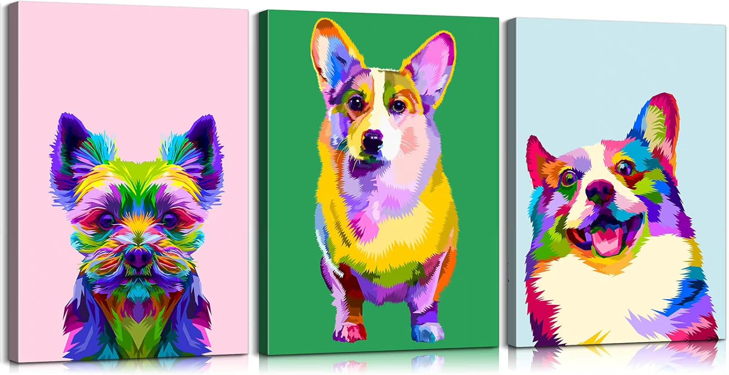 Framed Metal Canvas Wall Art — 12" — Art-11