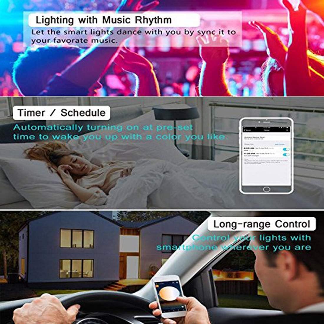 Smart Metal LED Strip Light — Set of 3 - View 3