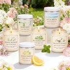 Linen Metal Scented Candle - View 4