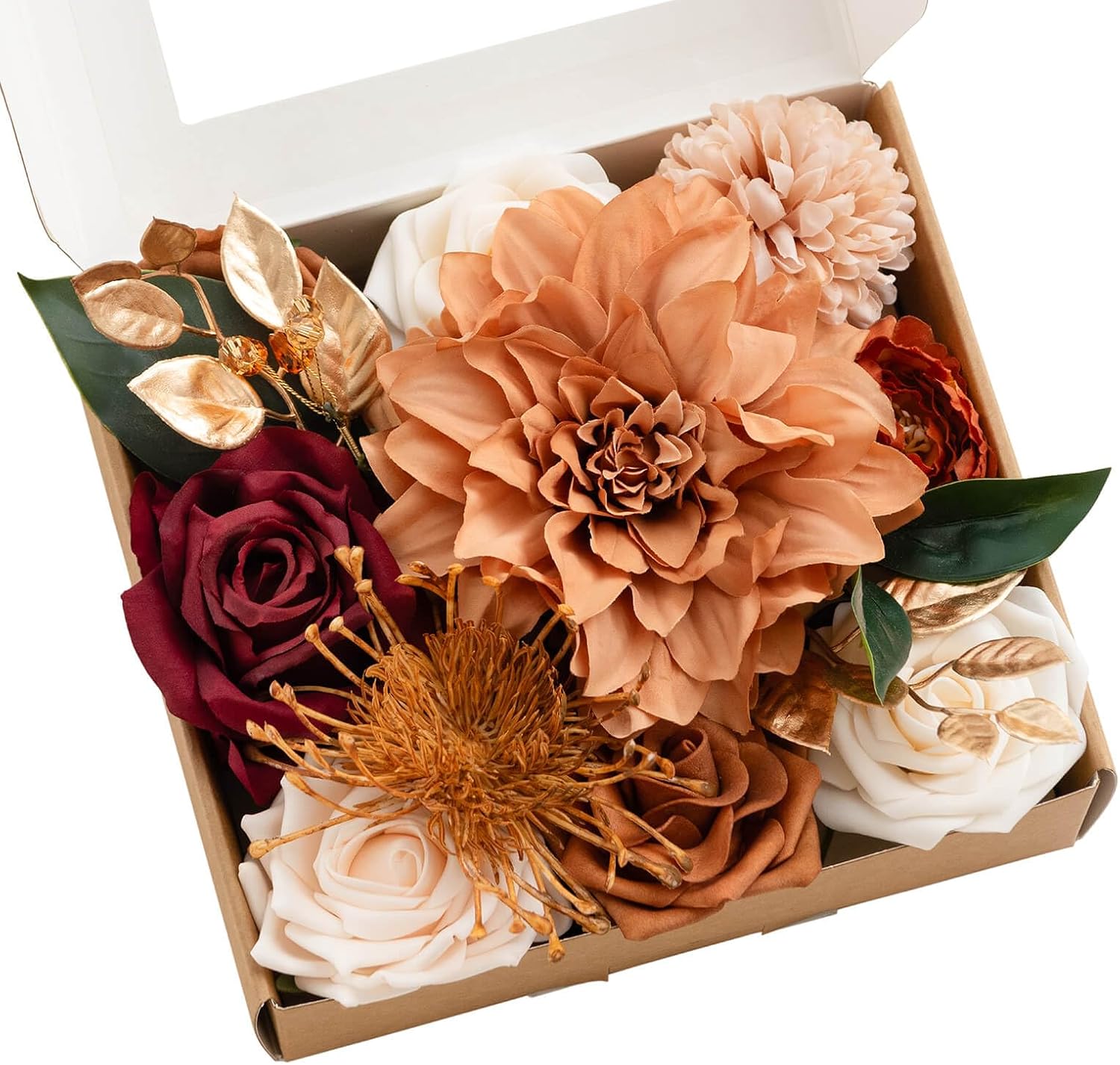 Beige Artificial Plant — Terracotta