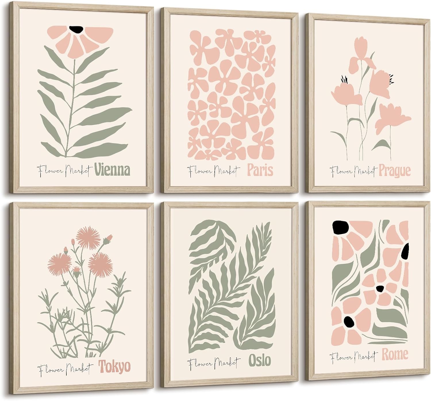 Unframed Boho Beige Wall Art Print — 16" — 12x16 Inch Framed
