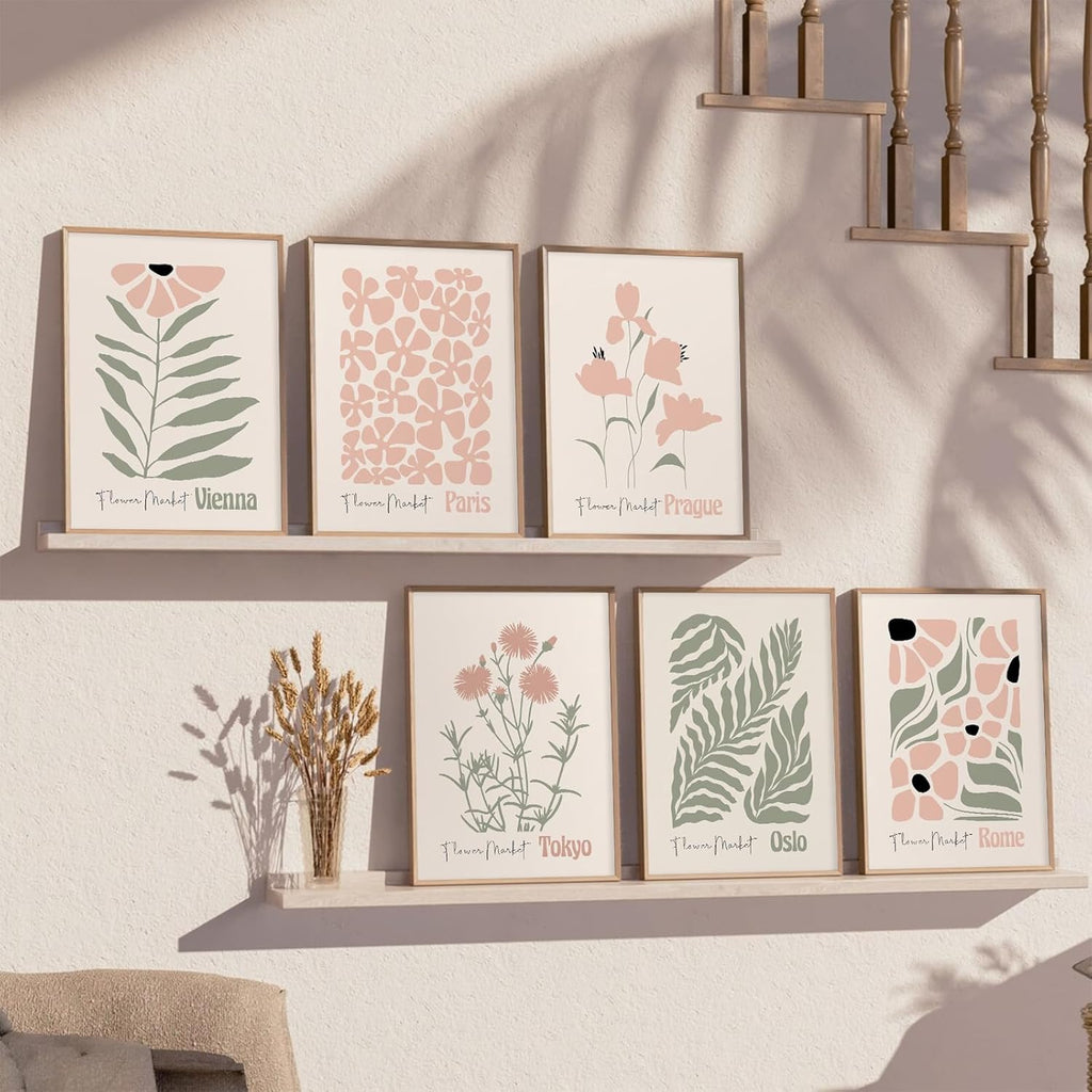 Unframed Boho Beige Wall Art Print — 16" - View 6