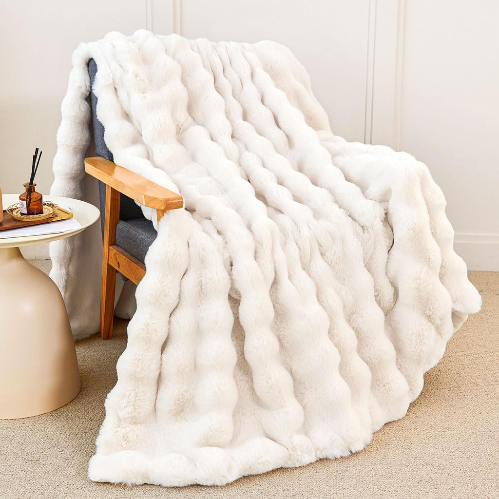 Beige Throw Pillow — 50"
