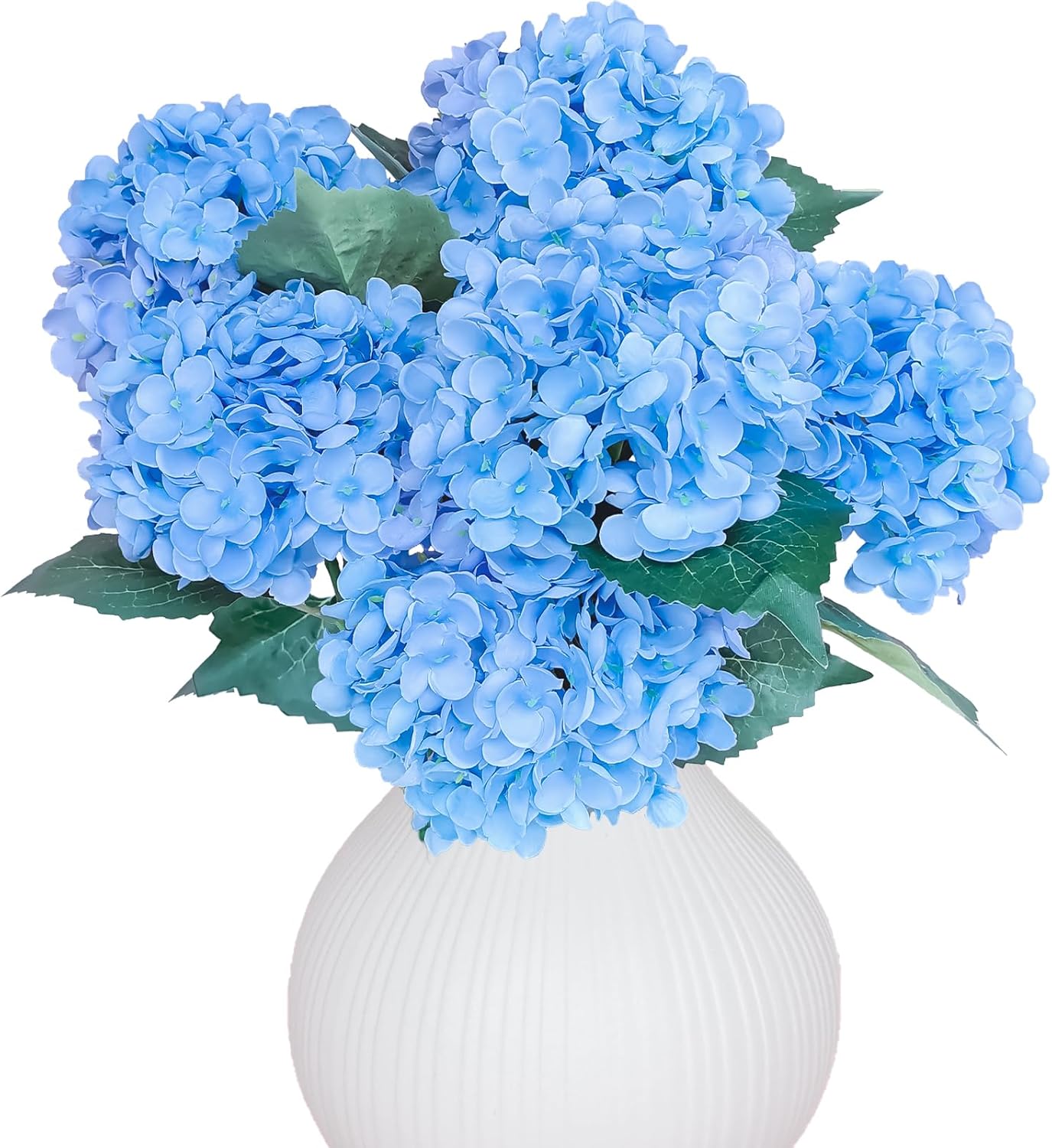 Beige Artificial Flowers — Blue Light Blue