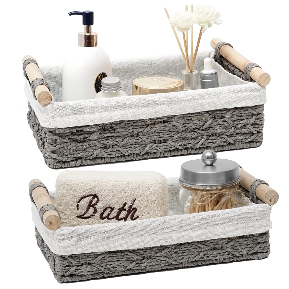 Beige Storage Bin — Set of 2