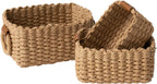 Boho Black Storage Basket — Set of 3 — Desert