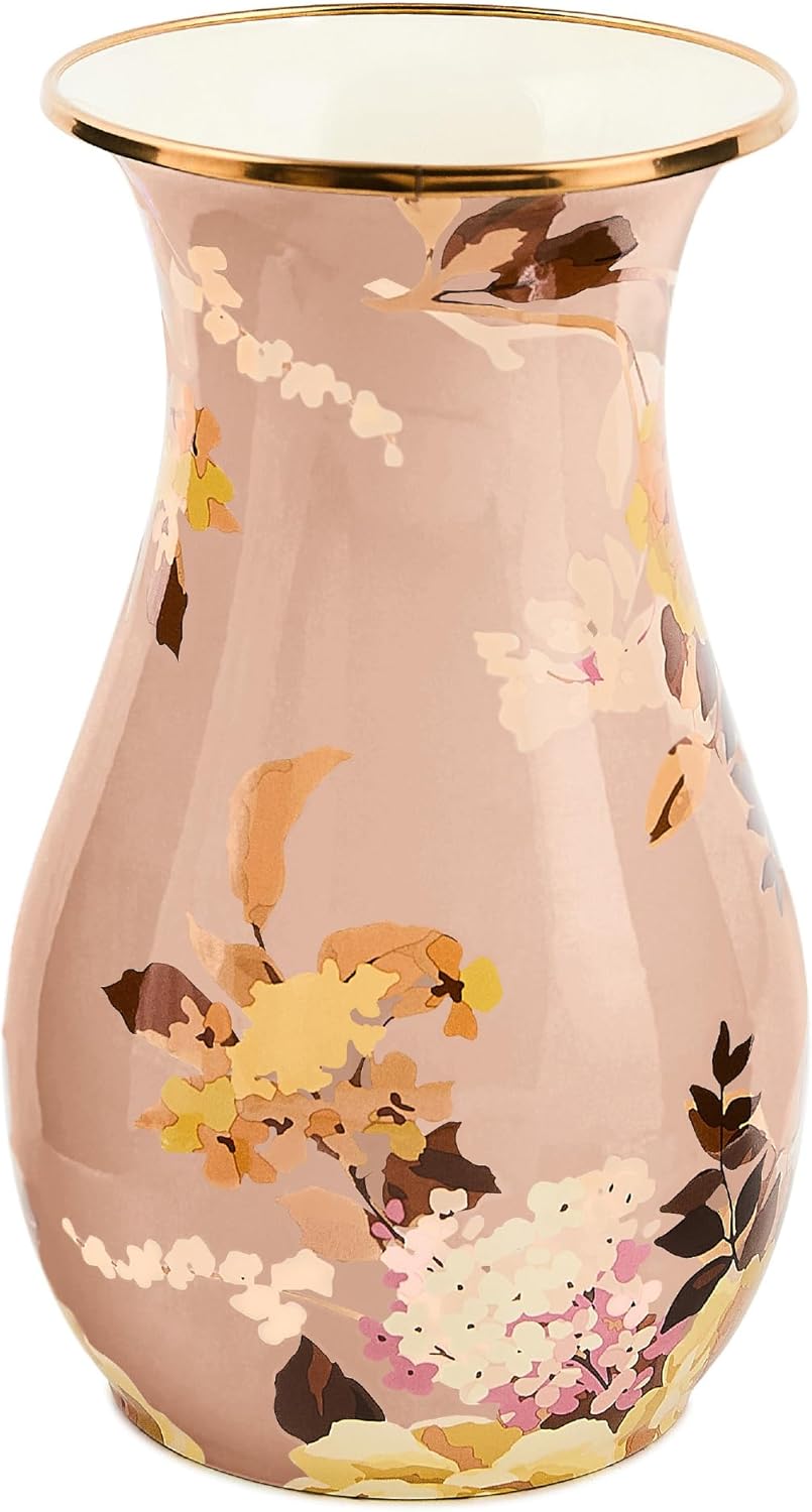 Blue Flower Vase — Mauve Wild Rose