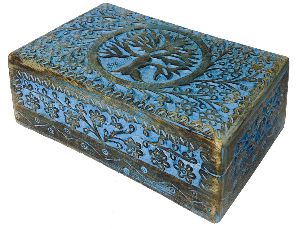 Hand-Carved Wood Home Decor — 5"