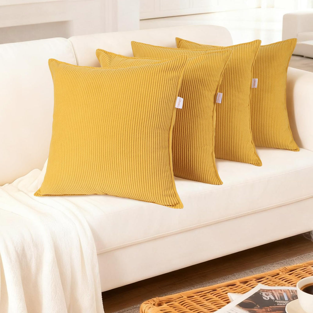 Boho Beige Throw Pillow Cover — 18"