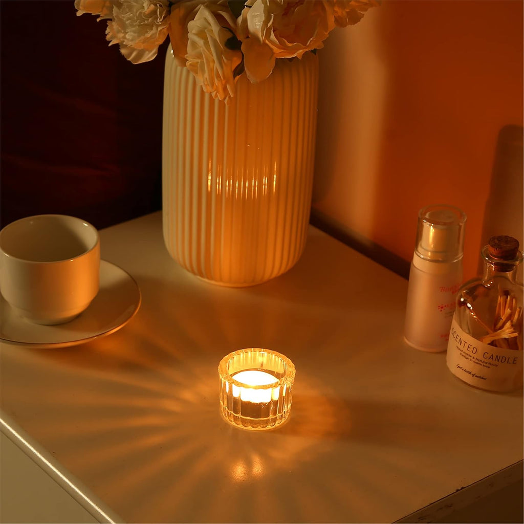 Round Luxe Gold Candle — Set of 24 - View 5