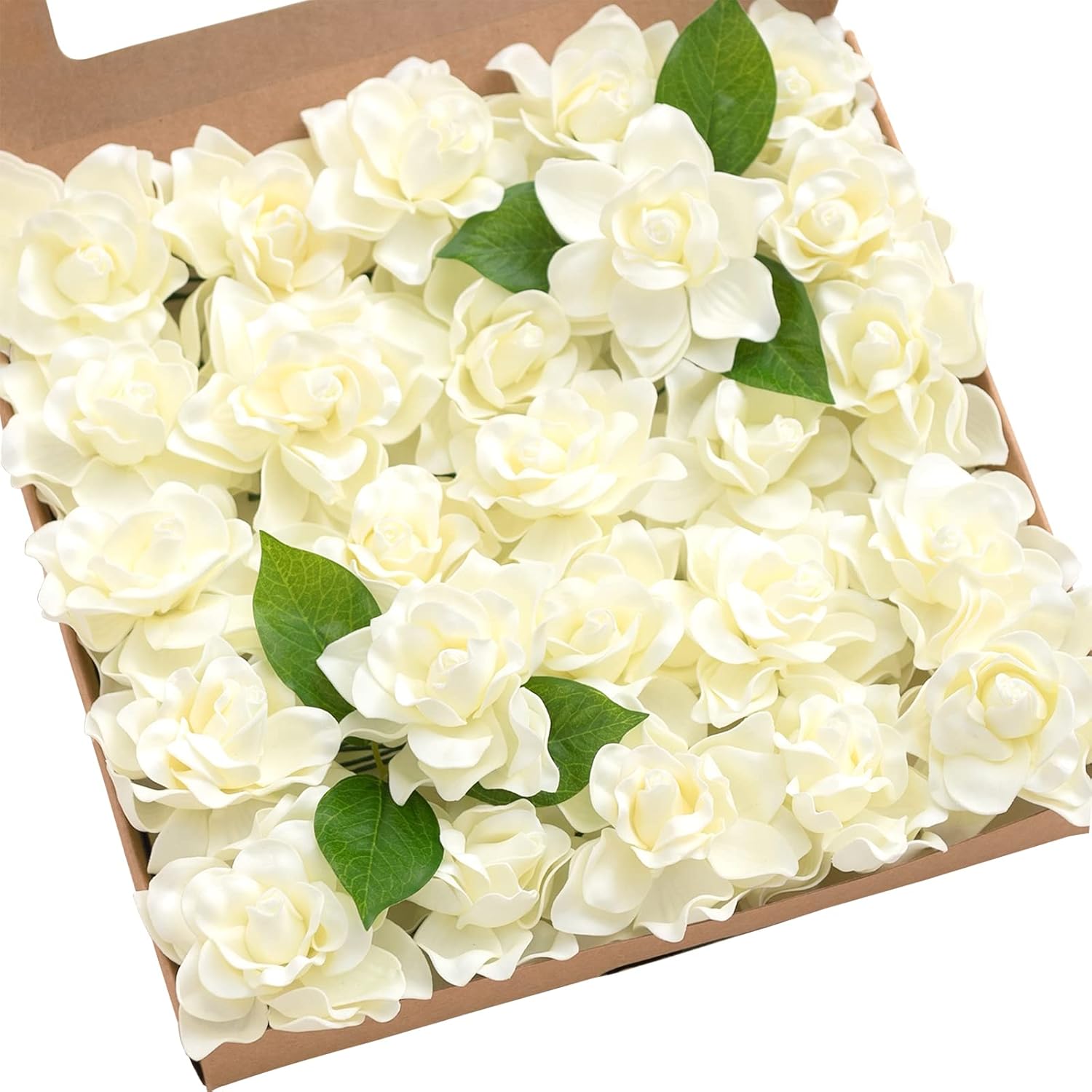 Beige Artificial Flowers — Wht-oatmeal Ivory