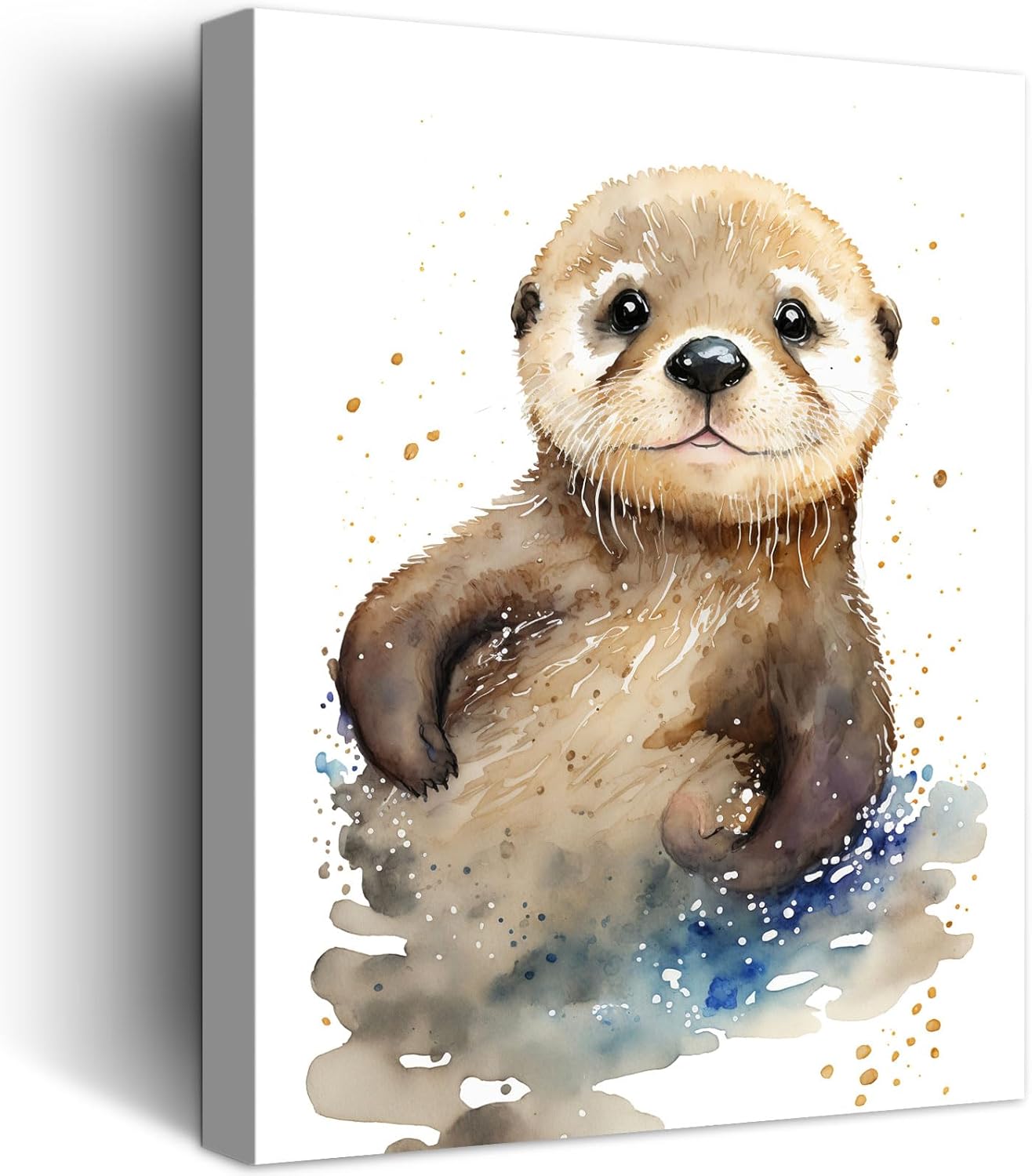 Modern Metal Wall Decor — 12" — AJ23-47-Otter