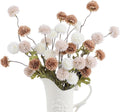 Beige Artificial Flowers — 9pcs