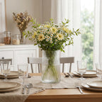 Modern Black Flower Vase — 8" - View 6