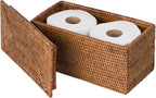 Rectangular Boho Brown Basket - View 2