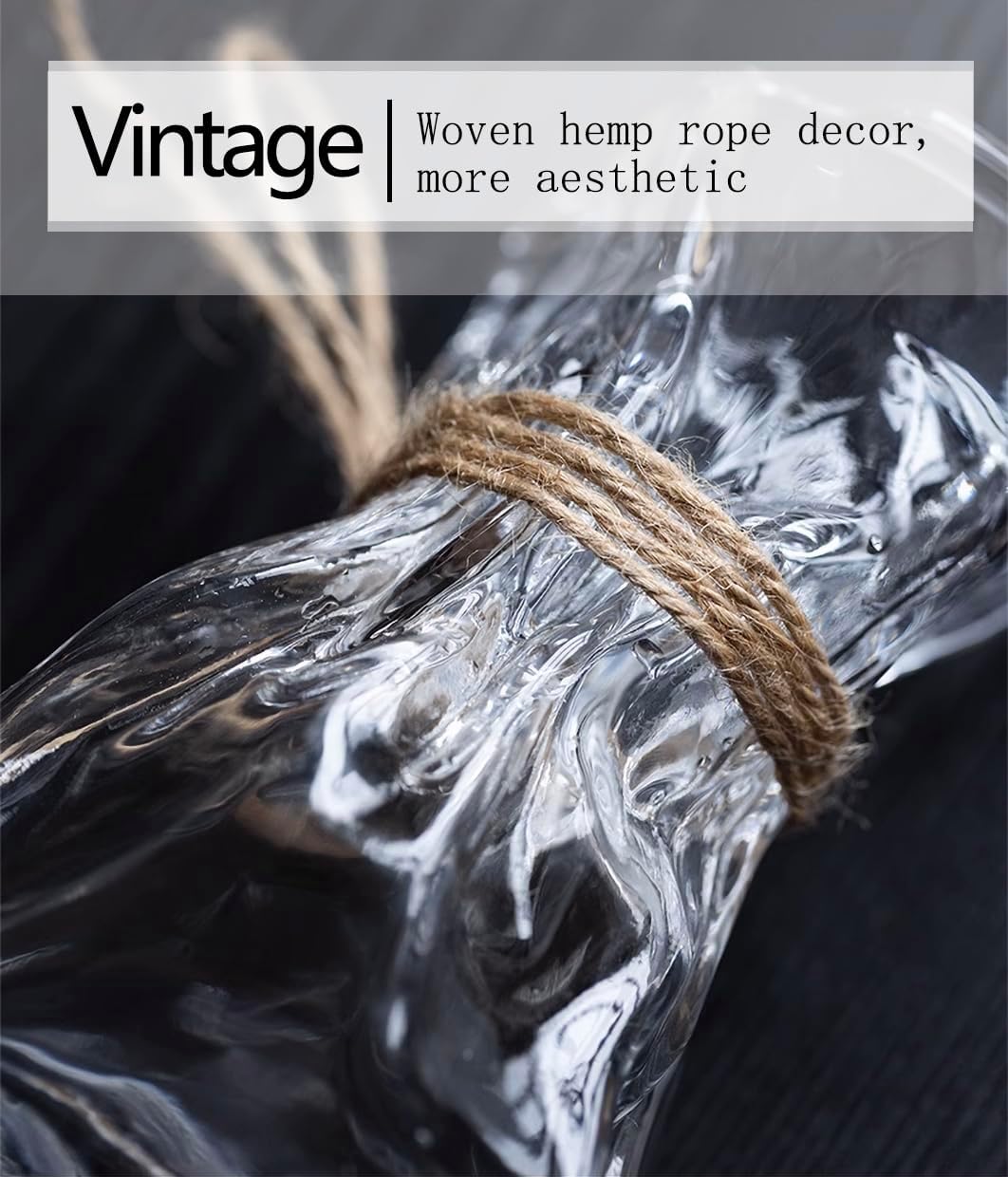 Modern Beige Flower Vase — 6" - View 4