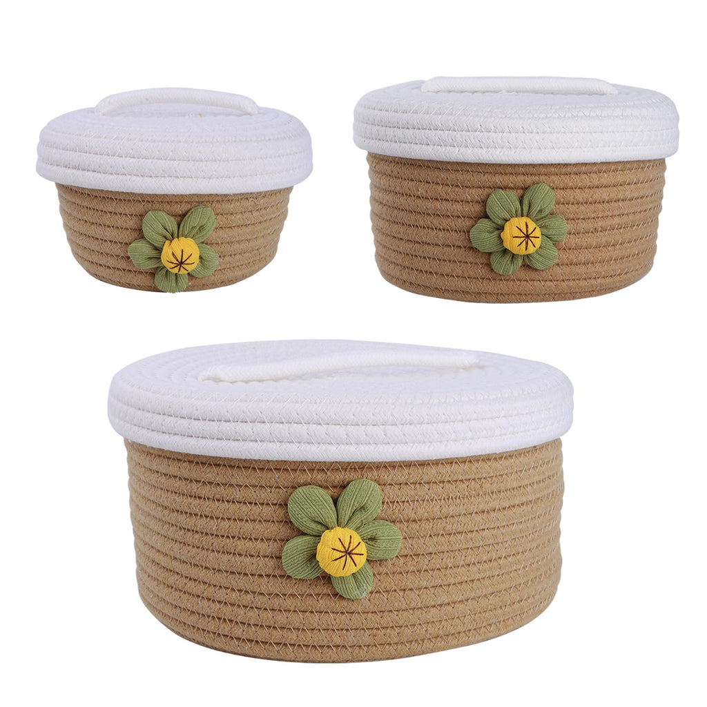 Boho Rattan Storage Basket