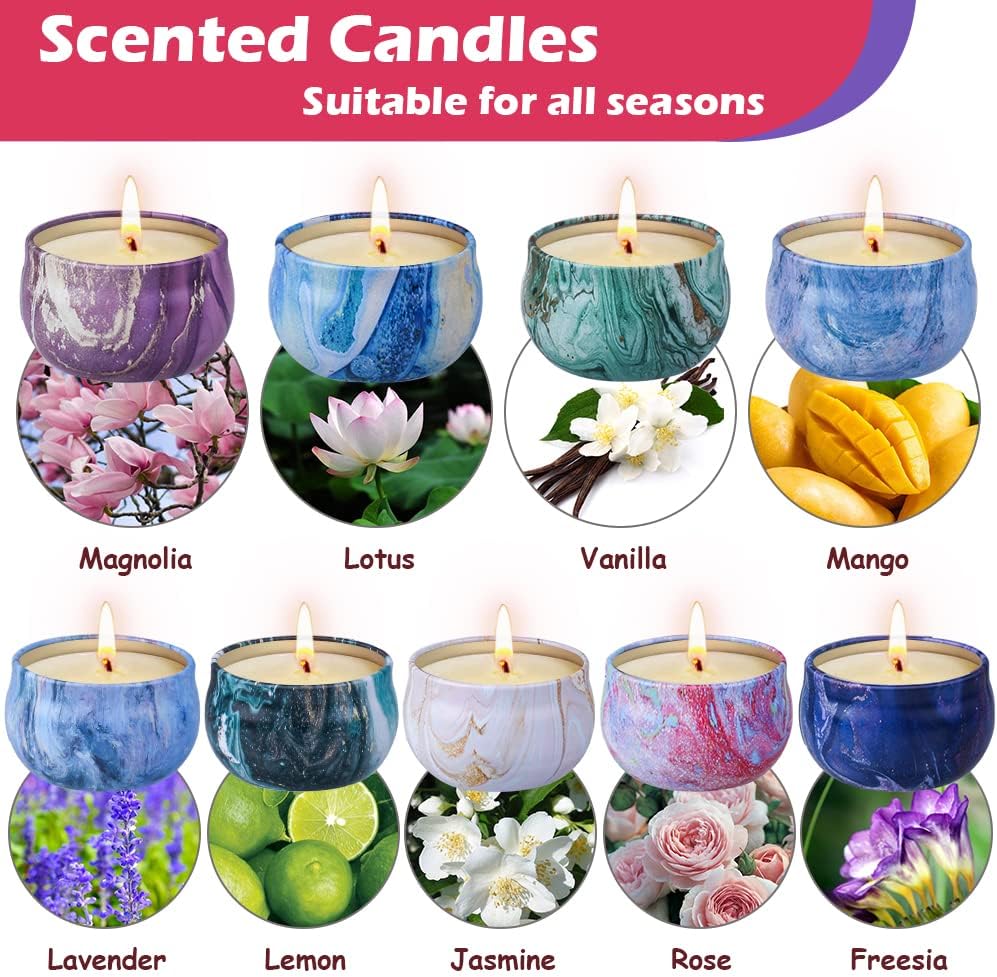 Soy Wax Luxe Metal Scented Candle - View 2