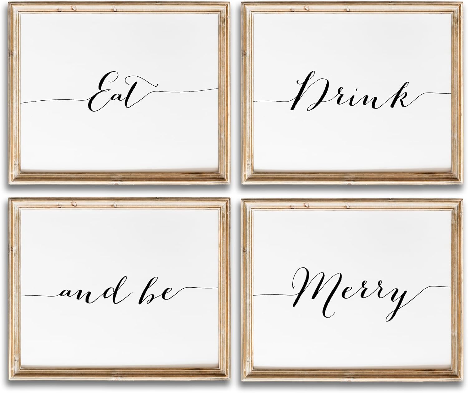 Unframed Wall Art — 11x14 — Eat Drink Merry