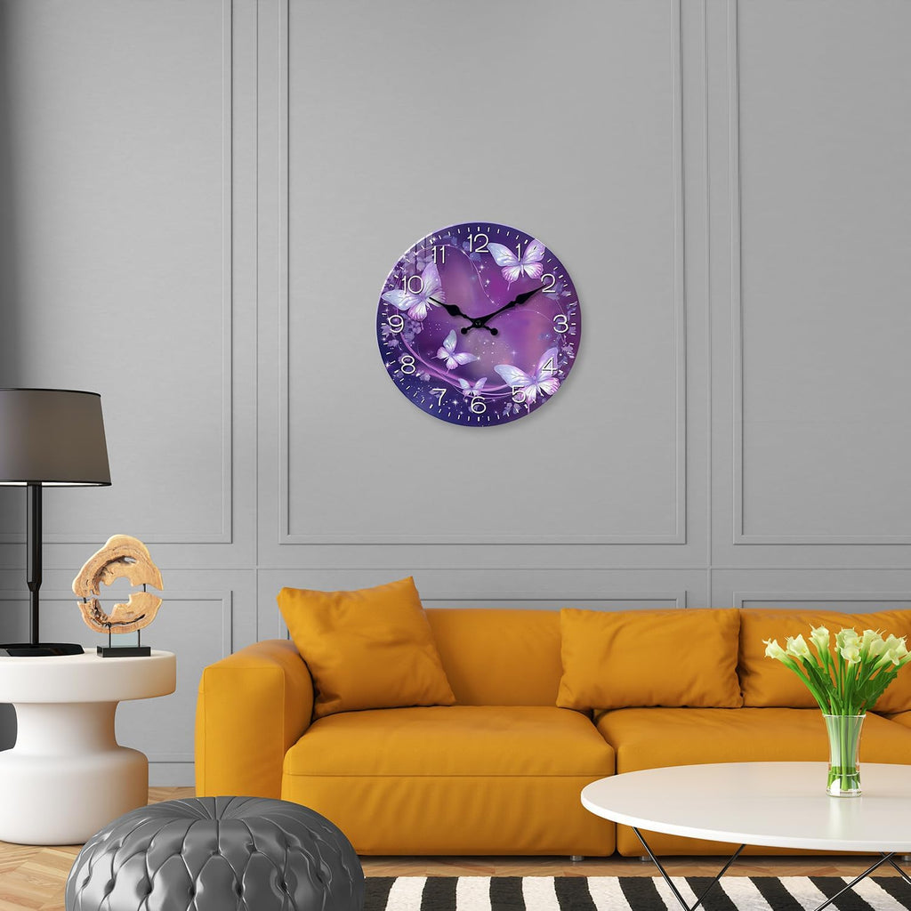 Battery Operated Pink Wall Clock — 16" - View 3