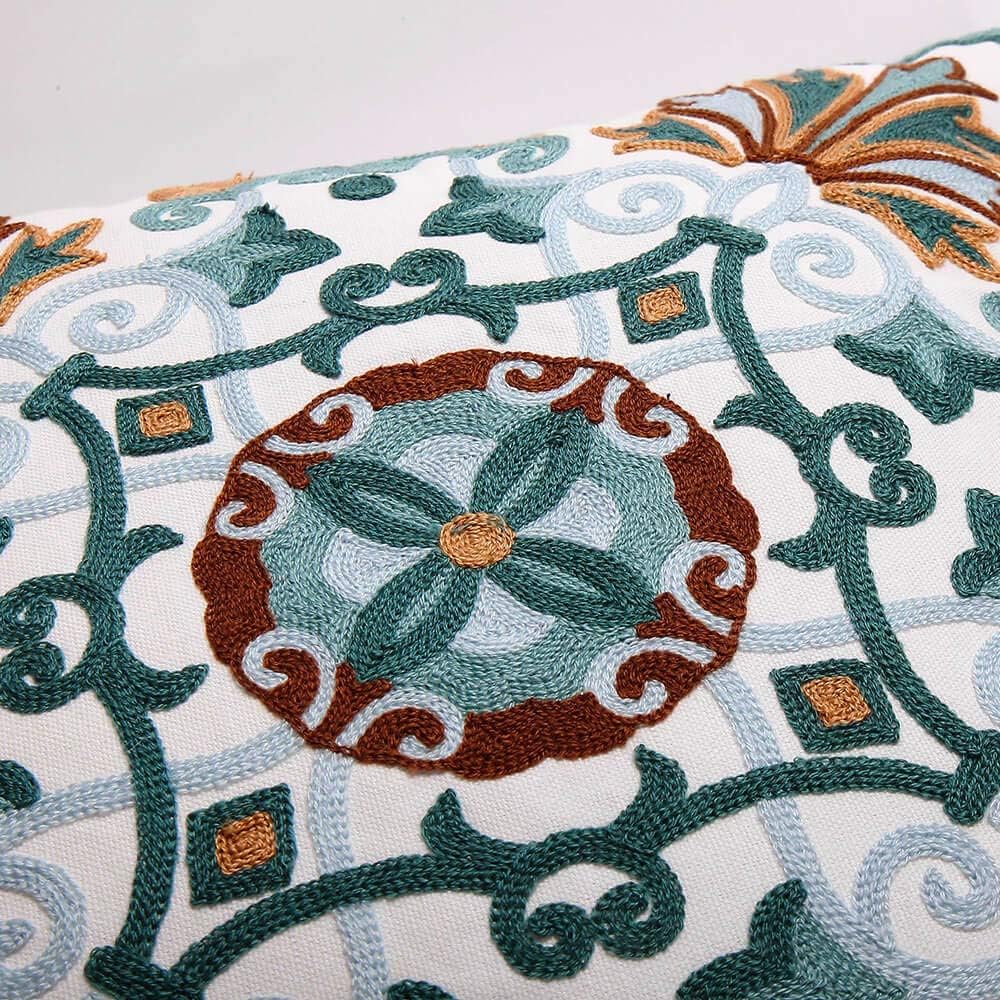 Boho Fabric Pillow Cover — 18" - View 3