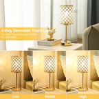 Dimmable Luxe Blue Desk Lamp - View 2