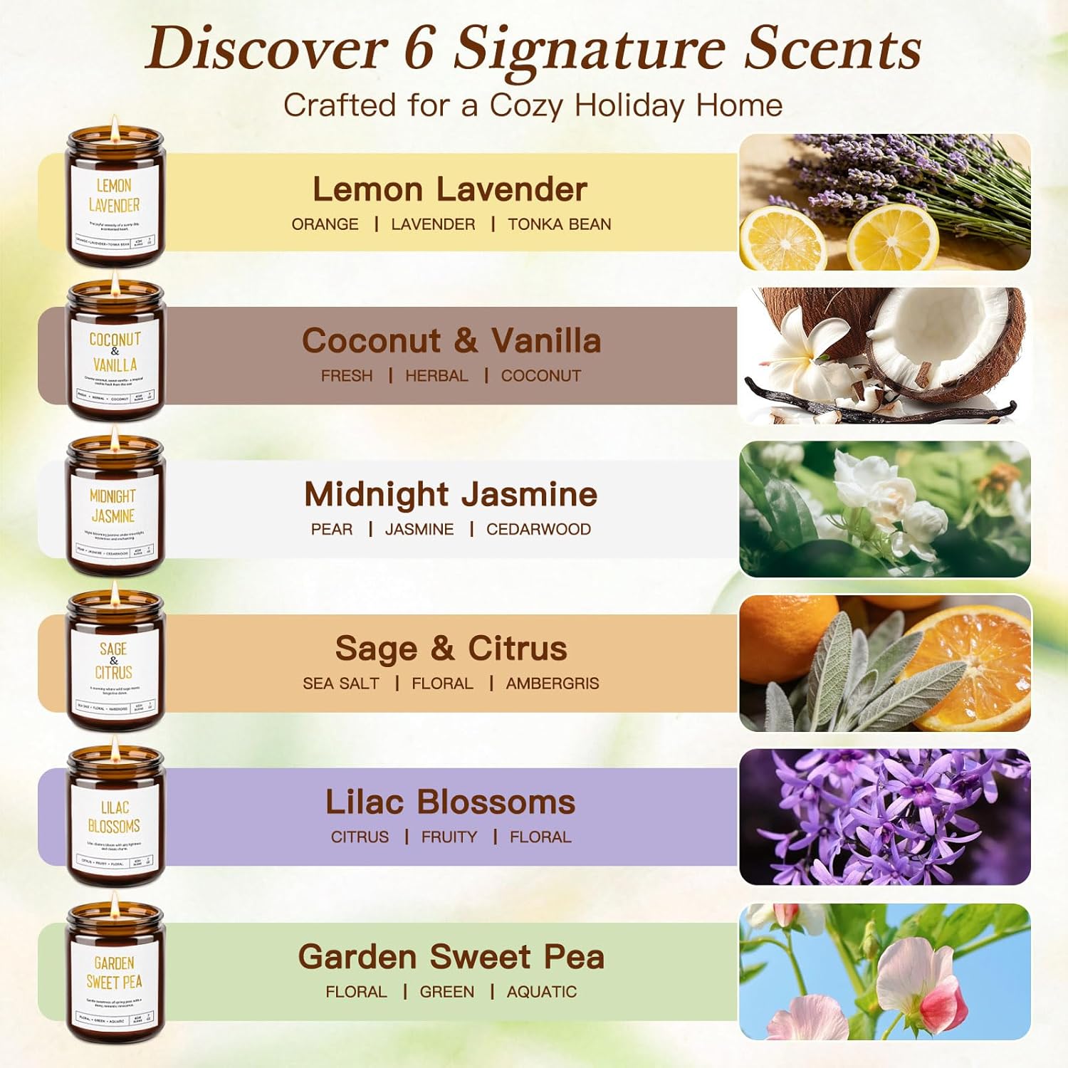 Soy Brown Scented Candle - View 2