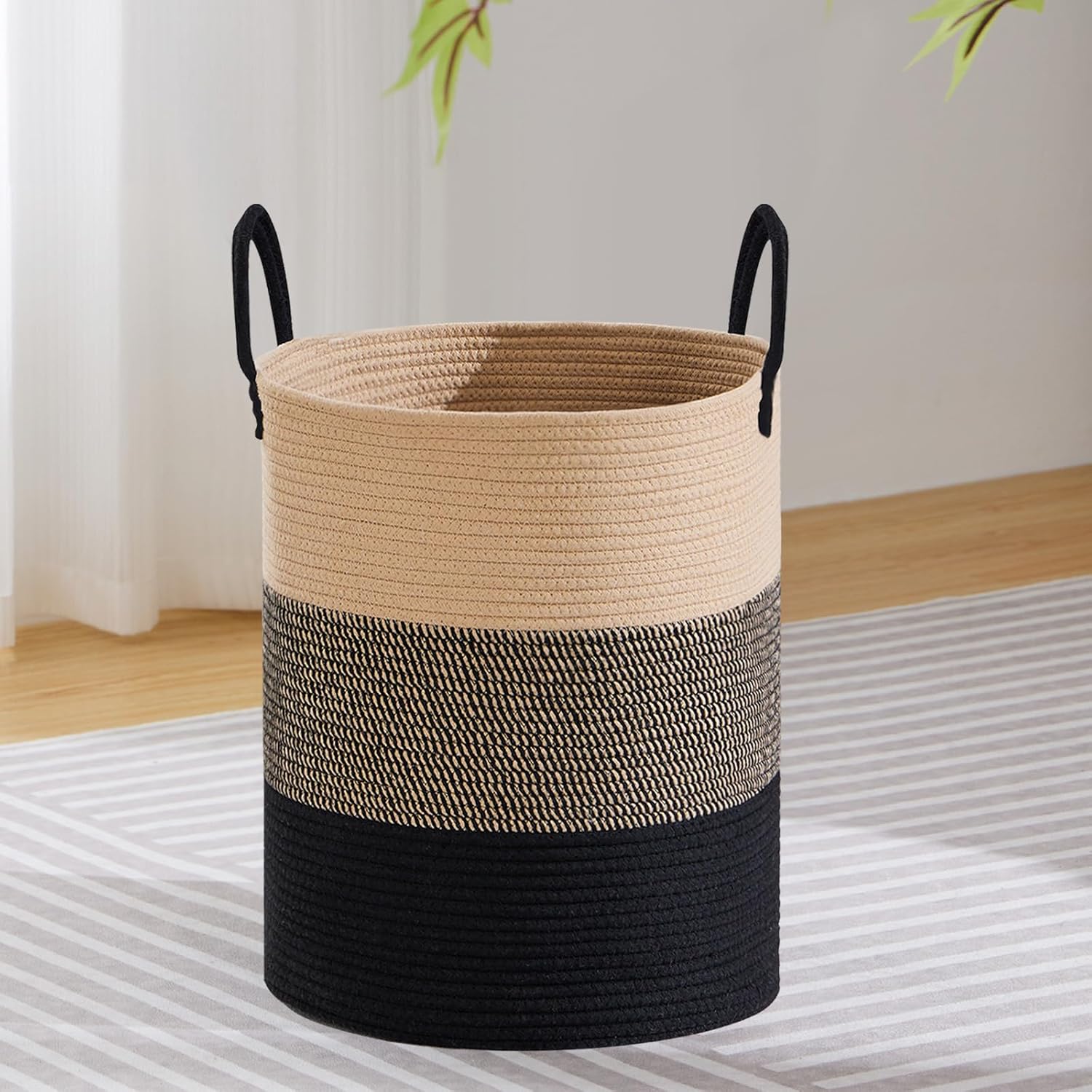 Boho Black Throw Pillow — 53L