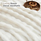 Luxe Beige Throw Pillow — 50" - View 6
