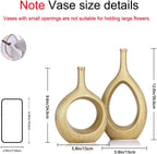 Boho Beige Decorative Vase — Set of 2 - View 2