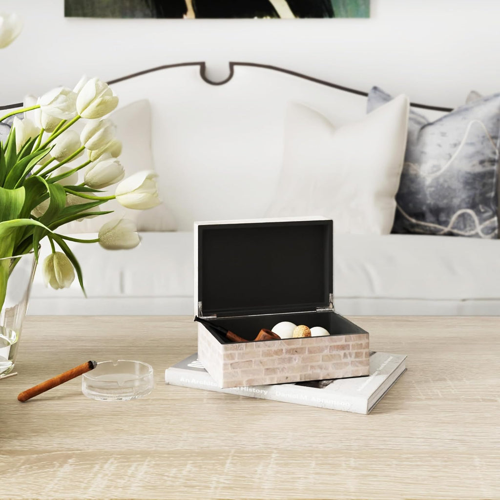 Rectangular Wood Storage Basket - View 4