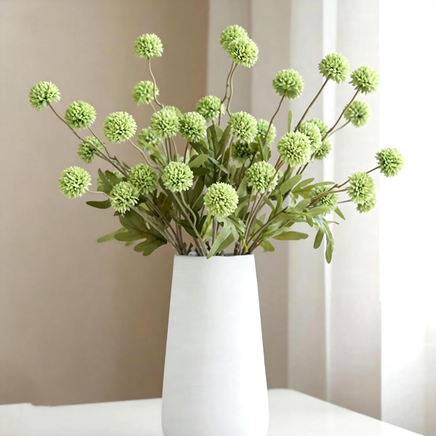 Beige Artificial Flowers — 20" — Green