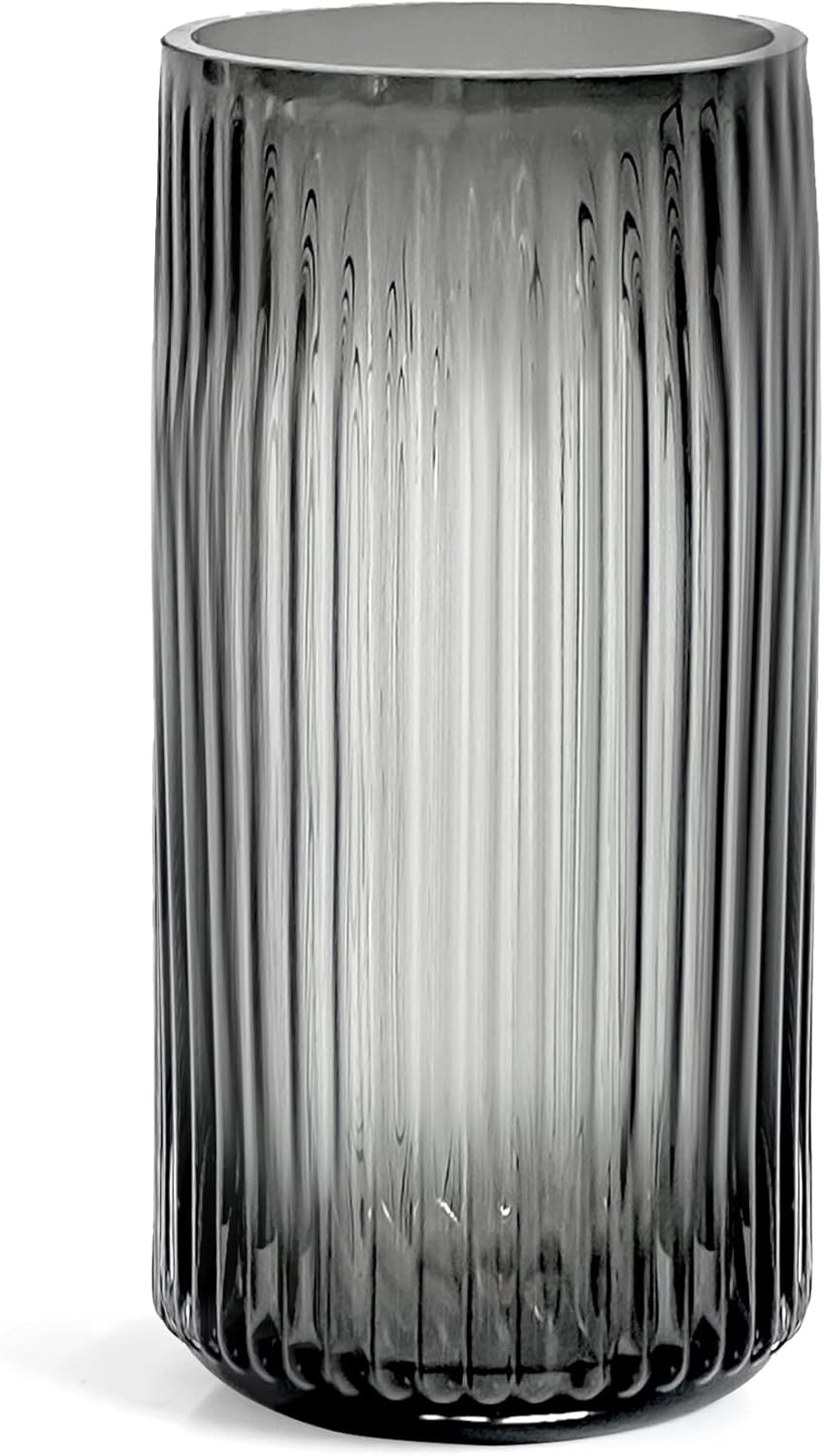 Modern Brown Flower Vase — 7.5" — 10 Inch